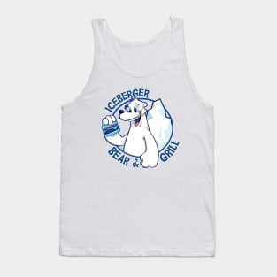 Iceberger bear and grill logo Tank Top